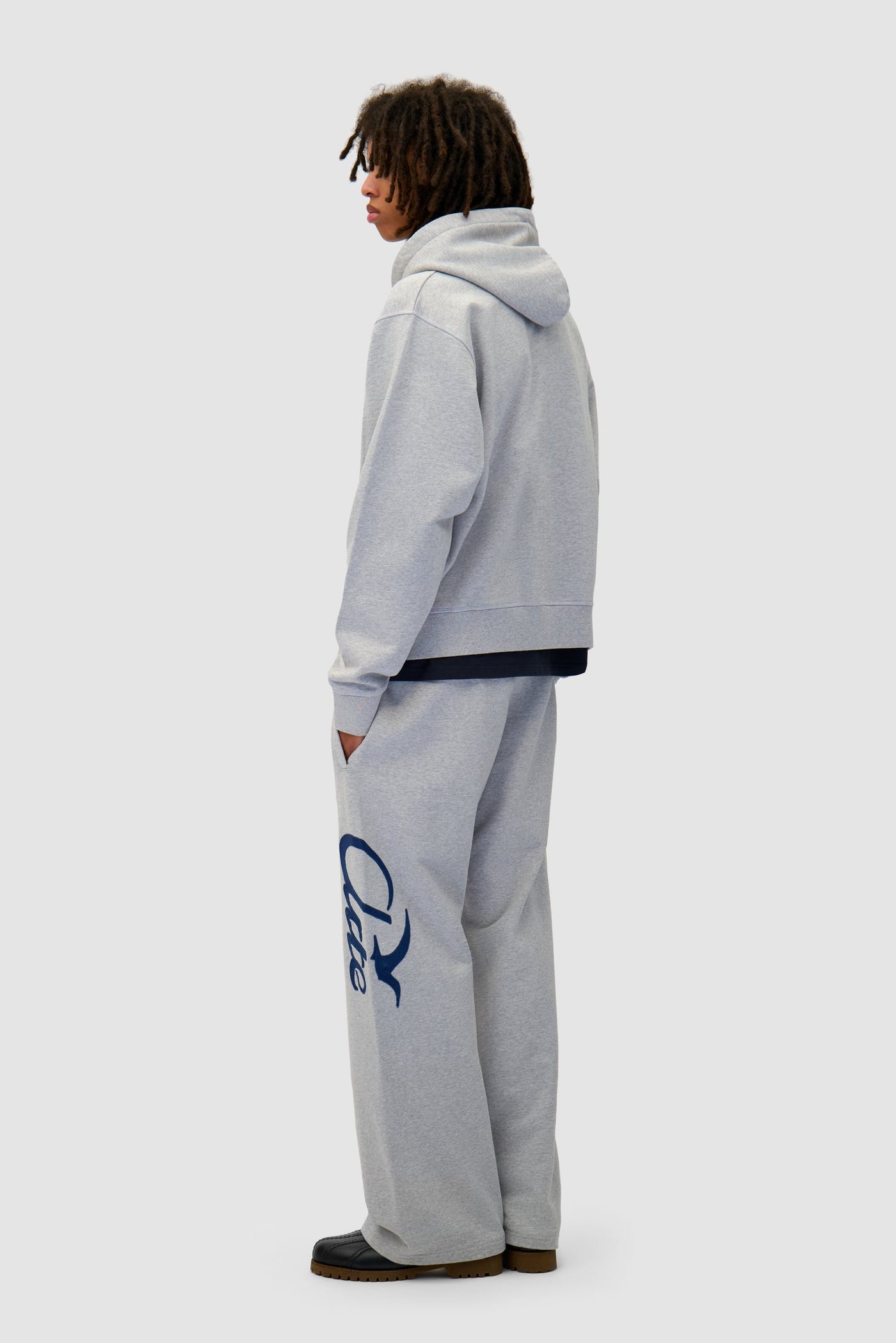 Zipper Hoodie - Grey