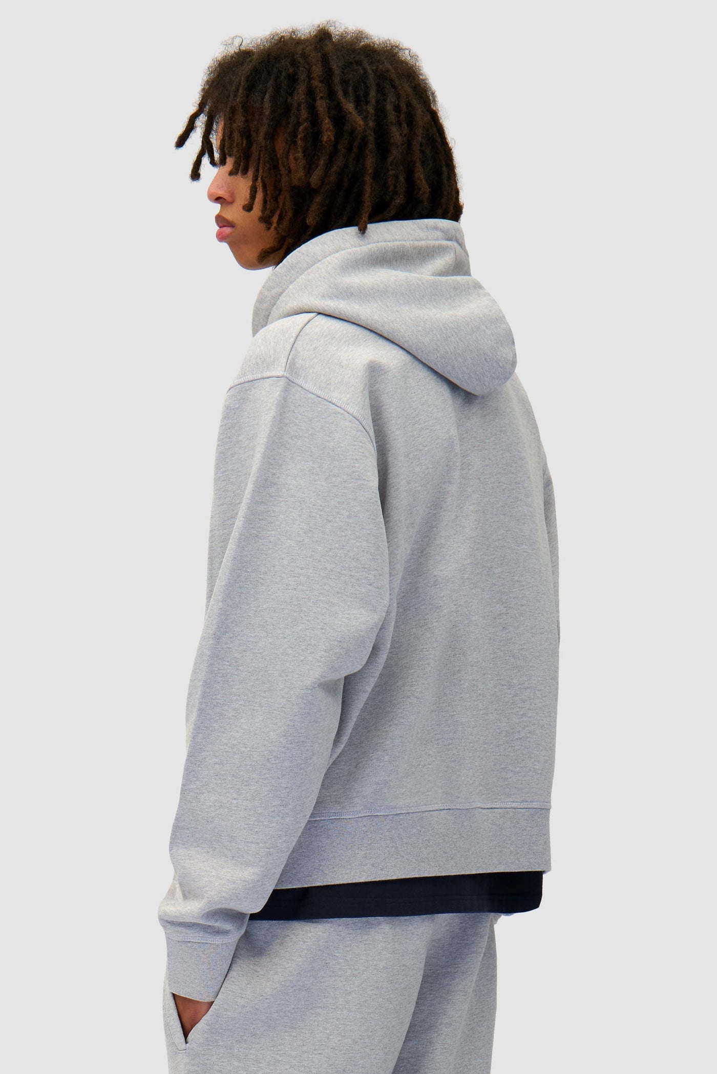 Zipper Hoodie - Grey