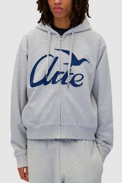 Zipper Hoodie - Grey