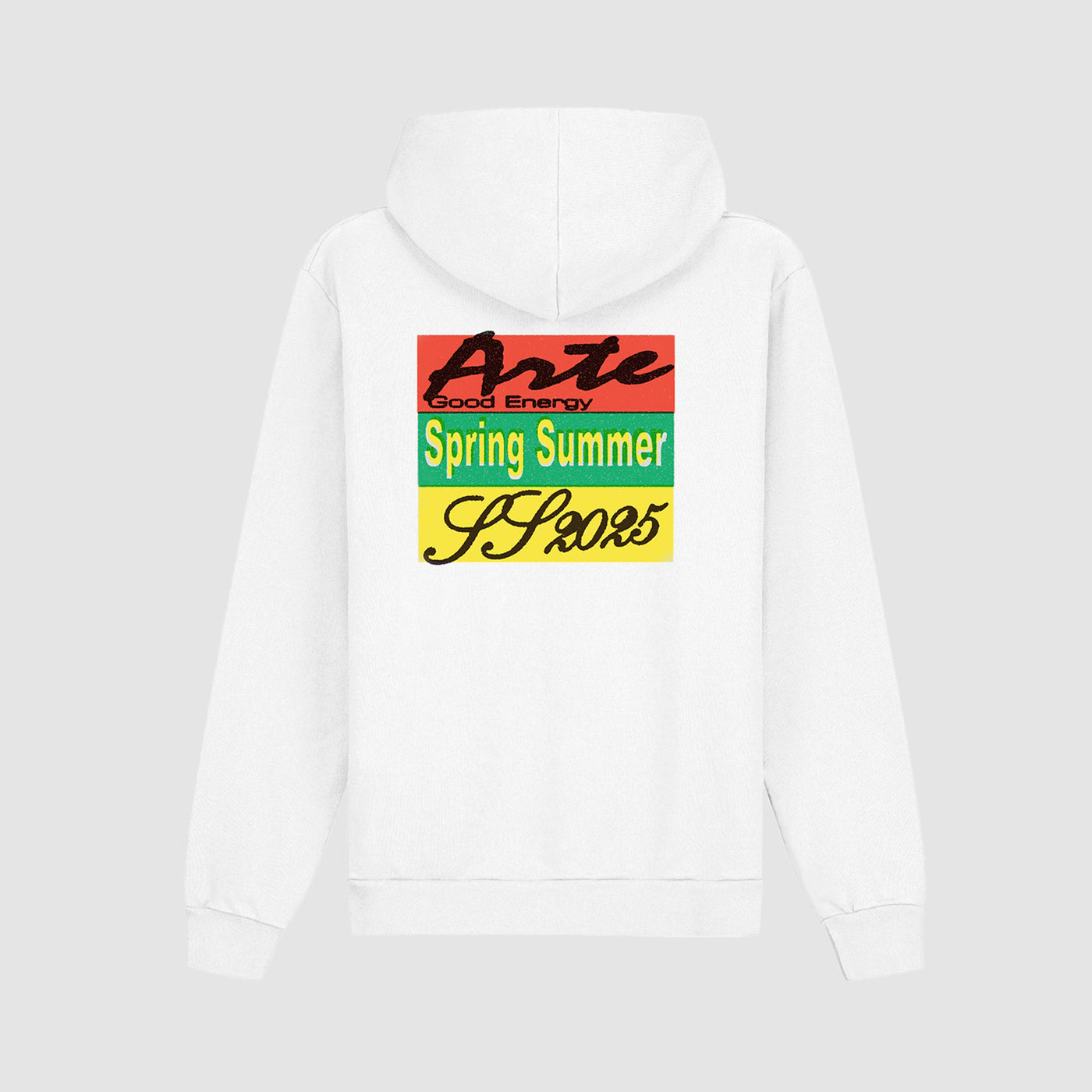 Energy Print Hoodie - White