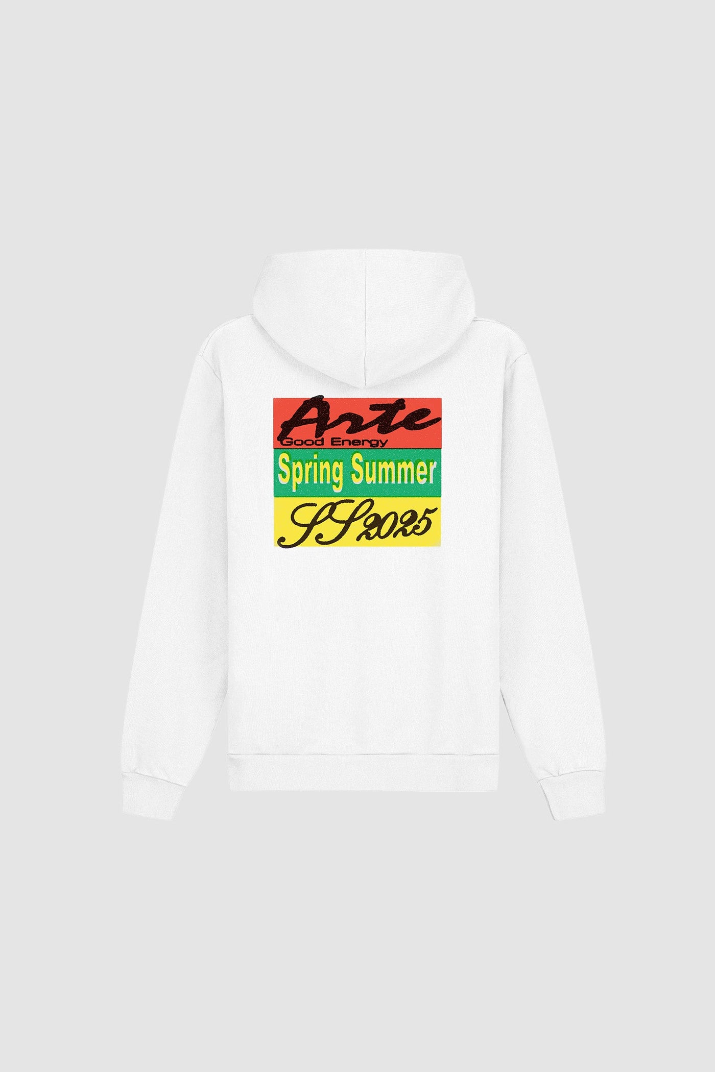 Energy Print Hoodie - White
