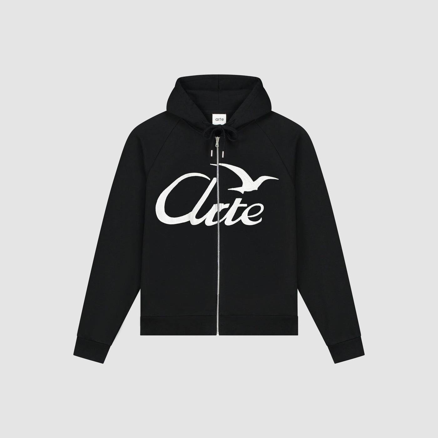 Zipper Hoodie - Black