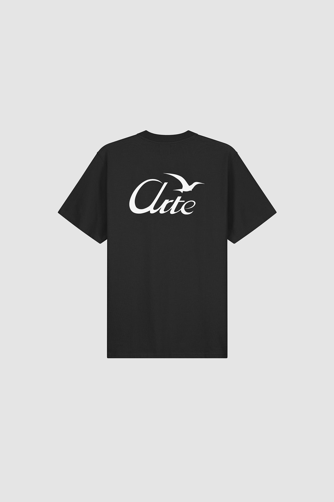 Bird Print T-shirt - Black