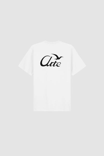 Bird Print T-shirt - White