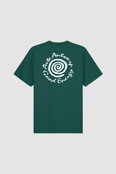 Big Spiral Print T-shirt - Green