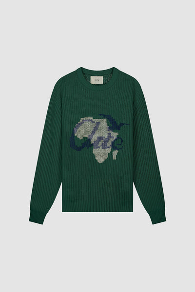 Cross Stitch Knit - Green