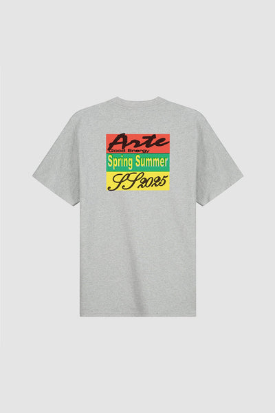 Multicolor Print T-shirt - Grey