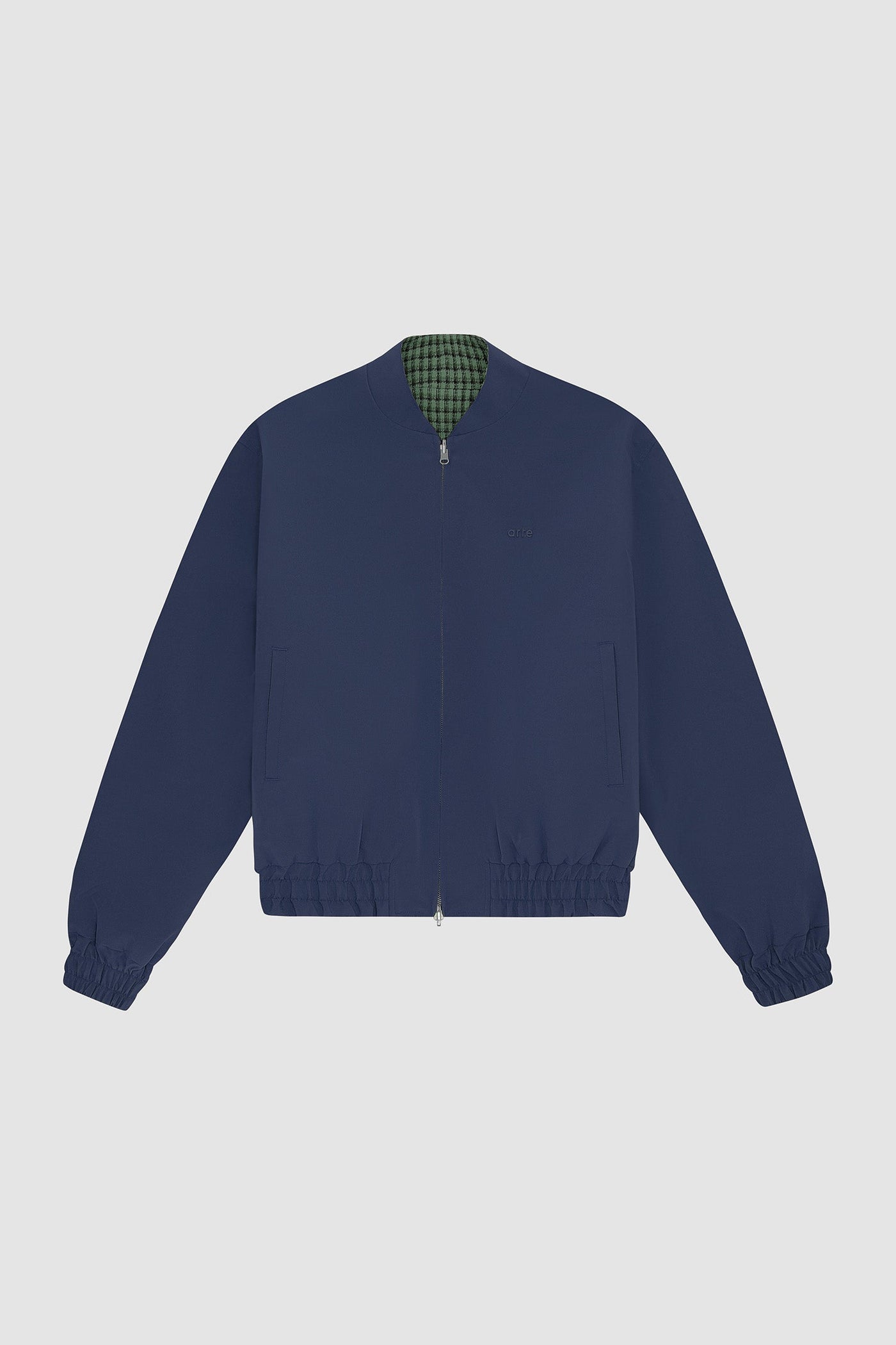 Reversible Nylon Jacket - Navy/Green