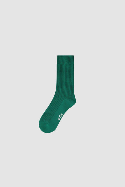 Waffle Socks - Green