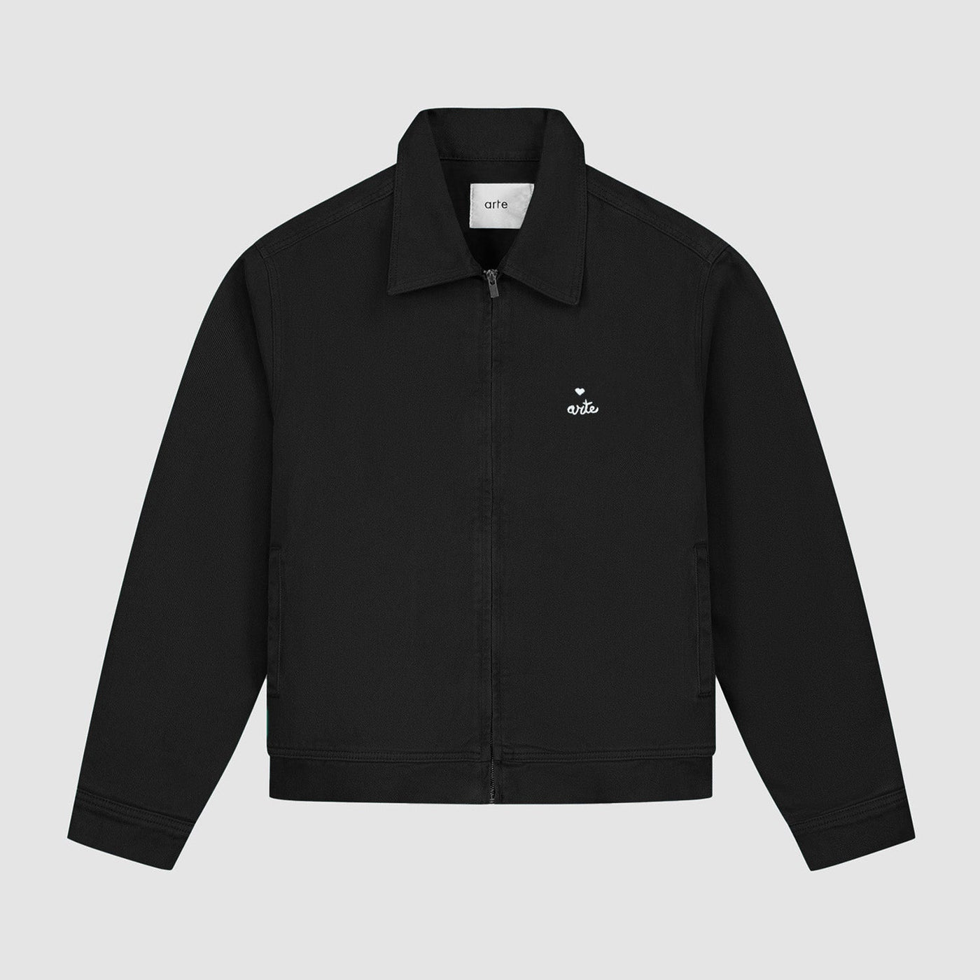 Heart Logo Jacket - Black