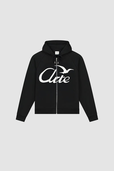 Zipper Hoodie - Black